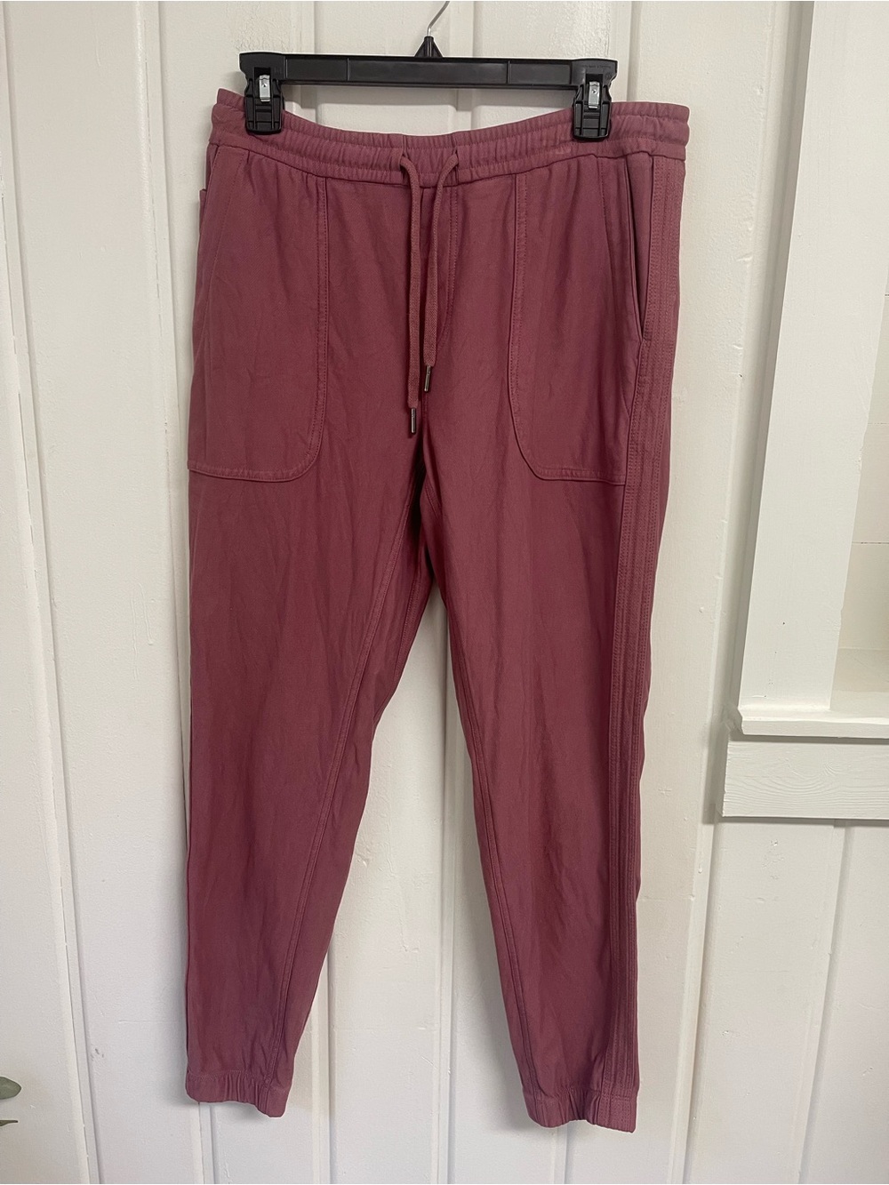 Athleta Mauve Cotton Jogger Pants Size Small
